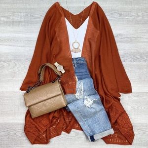 Boho Rust kimono